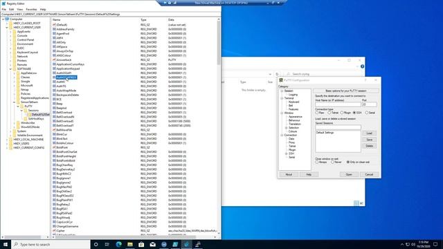 Logging PuTTY SSH sessions on Microsoft Windows 10 client GPO - group policy registry смотреть онлайн