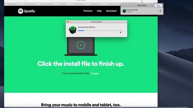 Screencast - How to Install Spotify on Macbook смотреть онлайн