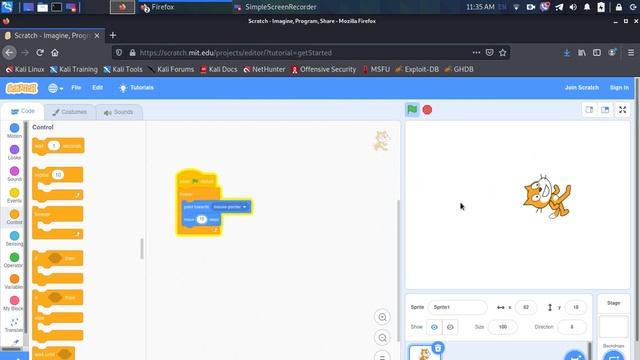 Follow The Mouse Cursor On Scratch смотреть онлайн