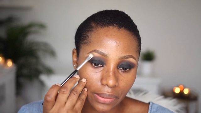 BLACK SMOKEY EYE MAKEUP TUTORIAL FOR BEGINNERS| DIMMA UMEH смотреть онлайн