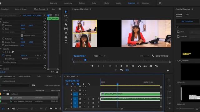 How To Edit Multi-Camera Video in premiere pro - Tutorial смотреть онлайн