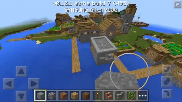 Сид на 3 деревни Minecraft Pe 0.12.1 смотреть онлайн
