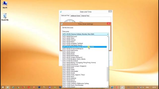 Lecture - 023 : Windows 8.1 : how to set date and time and additional clock in Gujarati смотреть онлайн