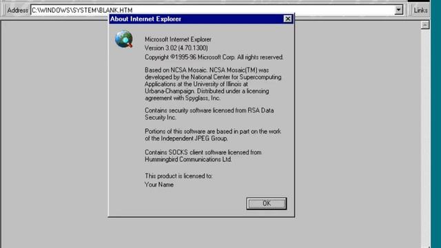 Windows 95 Virtual Desktop PC смотреть онлайн