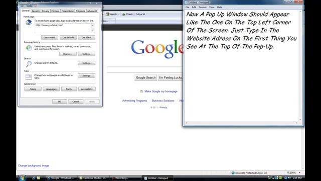 How To Change Your Homepage In Internet Explorer 7 [IE7] смотреть онлайн