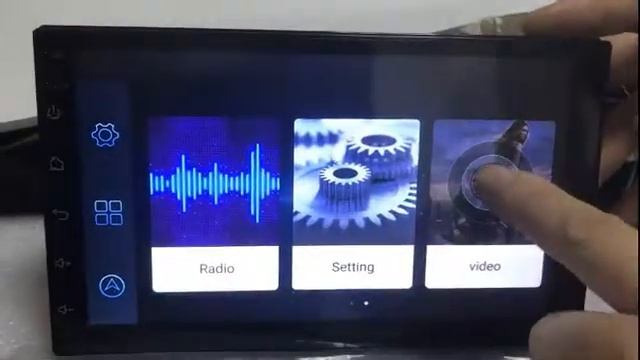 2 din Android Universal Car DVD player with 7" touch screen car stereo for Nissan Toyota смотреть онлайн