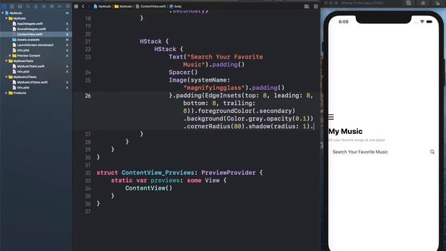 SwiftUI Tutorial: How to Create your own Music App (Light + Dark Mode) in 6 minutes смотреть онлайн