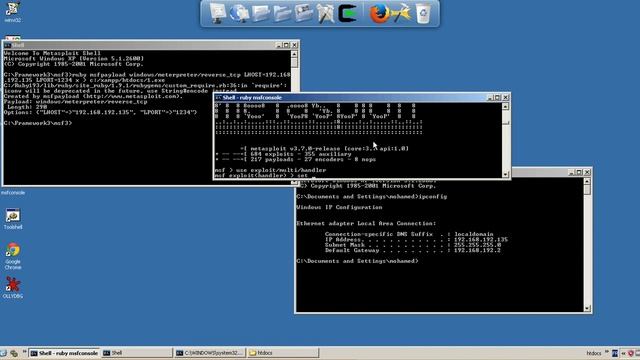 EXPLOIT TO WINDOWS BY USING METASPLOIT FRAMEWORK смотреть онлайн