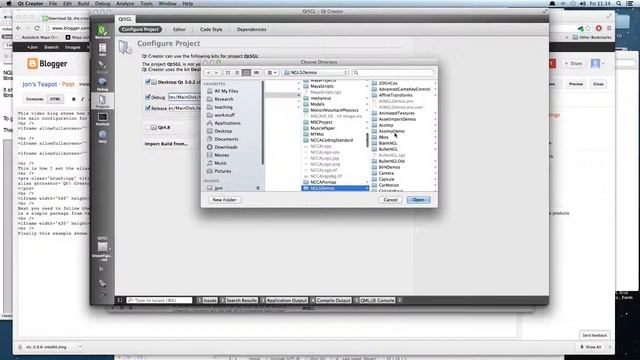 How To install Qt / NGL on a new Mac Pt6 смотреть онлайн