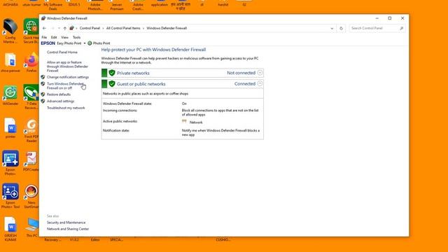 WINDOWS DEFENDER FIREWALL TURN OFF OR TURN ON смотреть онлайн