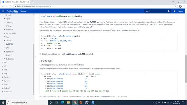 MIkrotik Winbox RoMon Simple How To