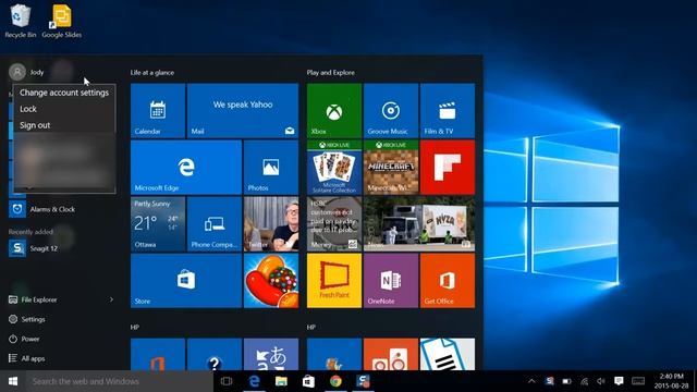 How To in Windows 10 Use the new Start Menu смотреть онлайн