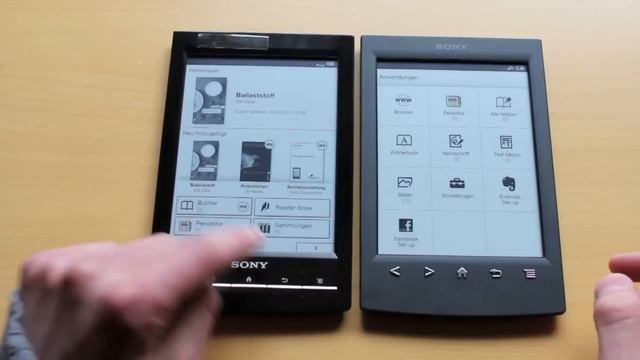 EBook Reader Vergleich: Sony PRS-T1 Vs. Sony PRS-T2