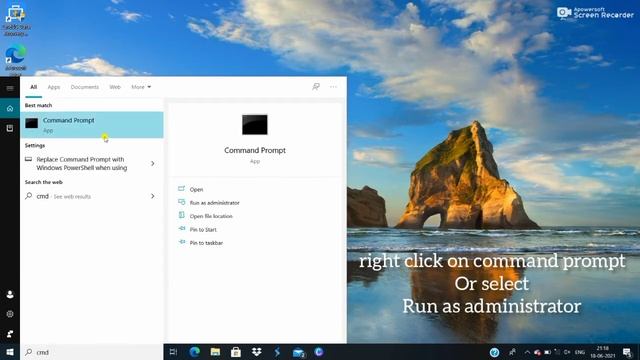How to open CMD prompt as an administrator in windows 7/8/10 смотреть онлайн