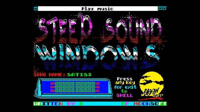 Steep Sound Windows - MoonSoft [#zx spectrum AY Music Demo] смотреть онлайн
