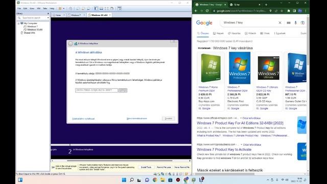 Windows 10 aktiválásának a megpróbálása különböző kulcsokkal смотреть онлайн
