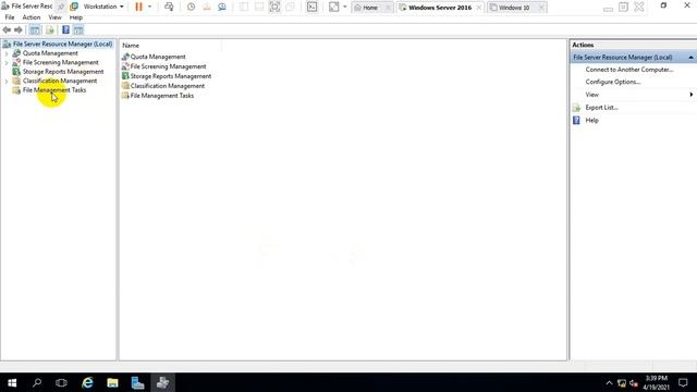 How to install FSRM and configure Quota on Server 2016 смотреть онлайн