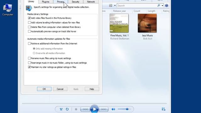 Windows 8.0 Professional - Remove Media Information About CDs or DVDs Played in Windows Media Playe смотреть онлайн