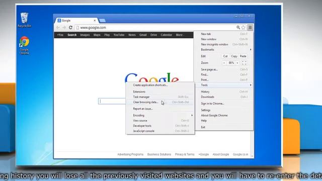 How to delete Google™ Chrome download history in Windows® 7 смотреть онлайн