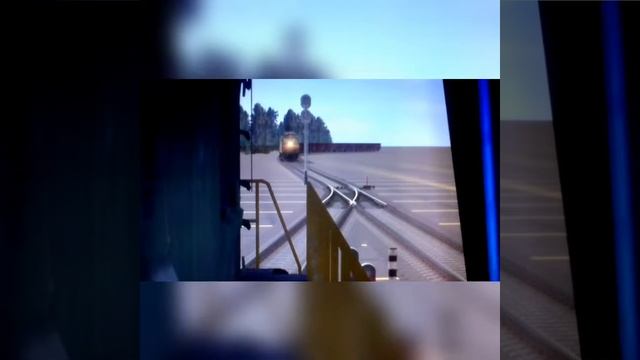 Trainz Simulator 12: (Из окна ЧМЭ3)2ТЭ116-1673 с грузовым поездом прибывает на станцию Раздельная-1 смотреть онлайн