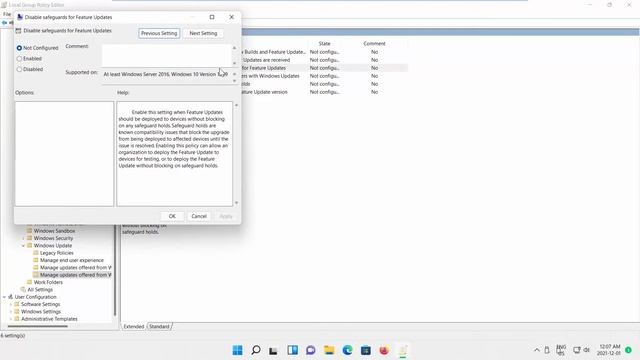 How to Enable or Disable Safeguard Holds for Feature Updates in Windows 11 смотреть онлайн