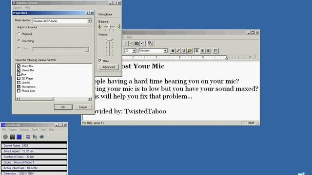 How to Boost Your Microphone (Windows XP) смотреть онлайн