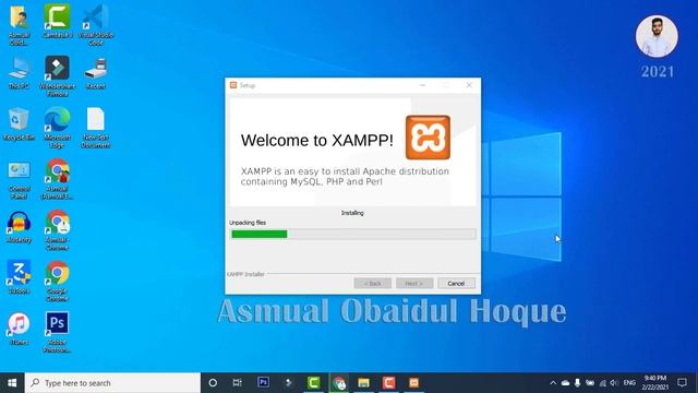 How to Download and Install XAMPP Server On Windows 10 l Asmual Obaidul Hoque 2021 смотреть онлайн