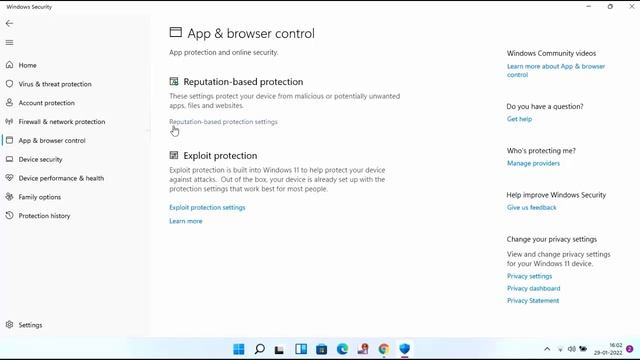 How to Enable and Disable Windows11 Windows Security App and Browser Contral settings in Security смотреть онлайн