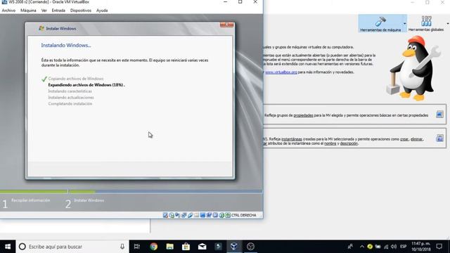 Instalar Windows Server 2008 r2 en VirtualBox смотреть онлайн
