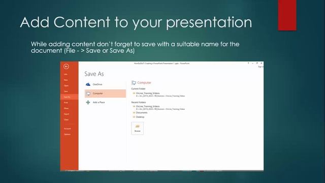 Creating A New PowerPoint (2013) Presentation - 1 смотреть онлайн