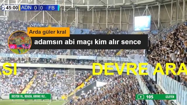 FENERBAHÇE ADANA DEMİRSPOR MAÇI CANLI İZLE | 22. HAFTA смотреть онлайн