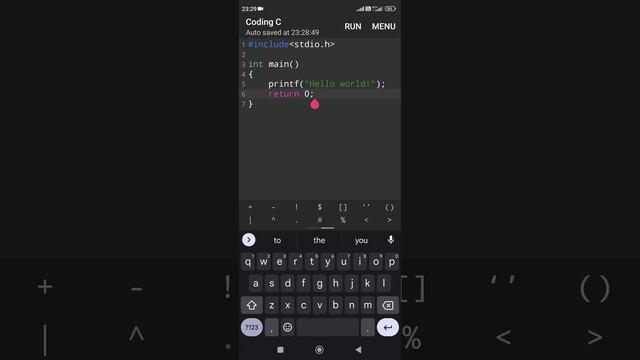 How to execute C program in Android mobile using Coding C app смотреть онлайн
