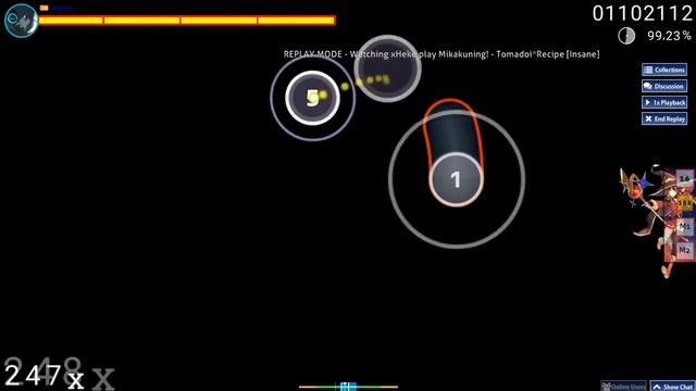 [Osu!] Mikakuning! - Tomadoi*Recipe // ☆ 4,51 ☆ FC 98,71% смотреть онлайн
