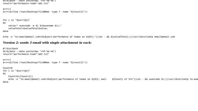 Unix & Linux: How to send multiple attachment in 1 email using uuencode? смотреть онлайн