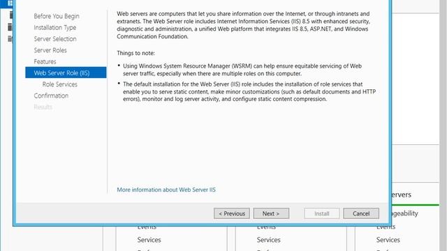 Win Server: IIS Web Server Installation смотреть онлайн
