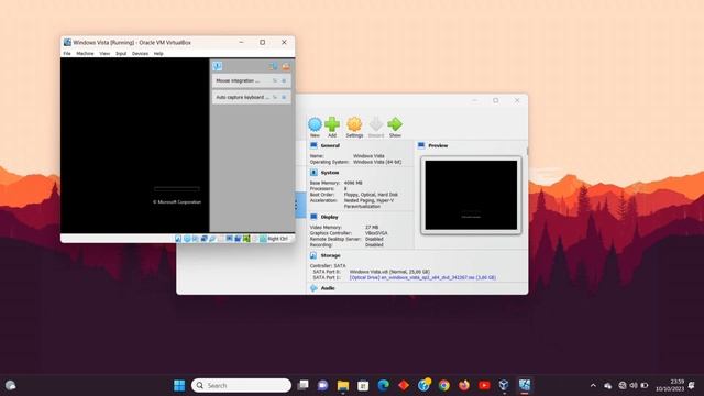 Instalasi Windows Vista pada Virtual Box смотреть онлайн