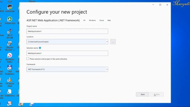 Installing and Trying ASP NET WebForm in Visual Studio Community 2019 смотреть онлайн