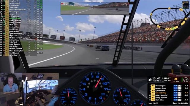 iRacing - NASCAR Class A Series - Las Vegas - Fixed setup 33 laps смотреть онлайн