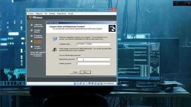INSTALACION DE WINDOWS SERVER 2003 EN VIRTUAL BOX смотреть онлайн