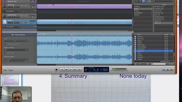 Adding Music and Adjusting Volumes in Garageband смотреть онлайн