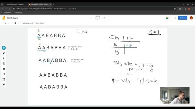 Solve LeetCode 424. Longest Repeating Character Replacement - With a self taught dev using Python смотреть онлайн