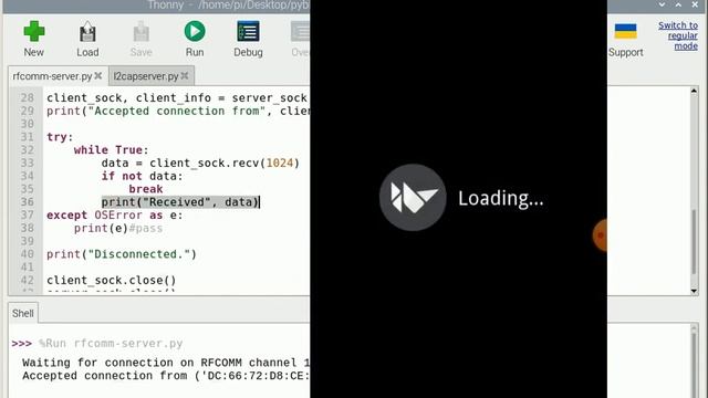 kivy app to connect to raspberry pi with bluetooth sockets смотреть онлайн