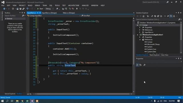 How to Create TextBox Component with ErrorProvider in C# By Sokchab смотреть онлайн