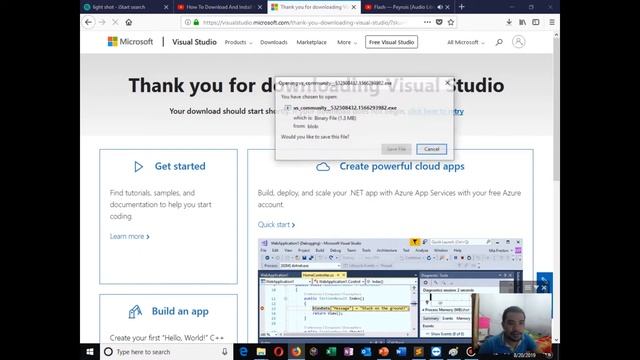 Latihan 1- Instalasi Visual studio 2019 смотреть онлайн