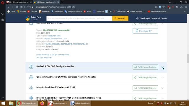ACER A515-51G vs DriversCloud vs DriverPackSolution vs ToutLesDrivers vs driver ACPI (manque) смотреть онлайн