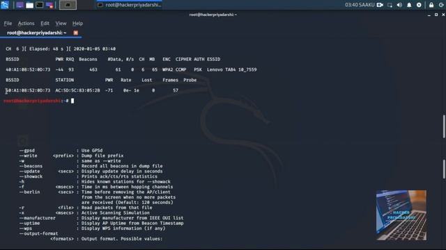 How to Hack WiFi using aircrack-ng -Part3 смотреть онлайн