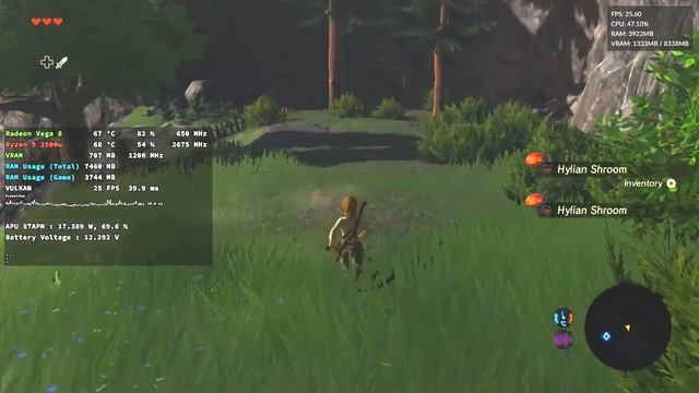 Breath of the Wild (CEMU) on AMD Ryzen 5 2500u Vega 8 Graphics - Emulator Benchmark Acer Aspire 3 смотреть онлайн