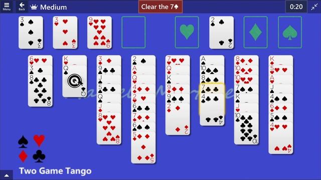Two Game Tango Game #4 | April 3, 2024 Event | FreeCell Medium смотреть онлайн