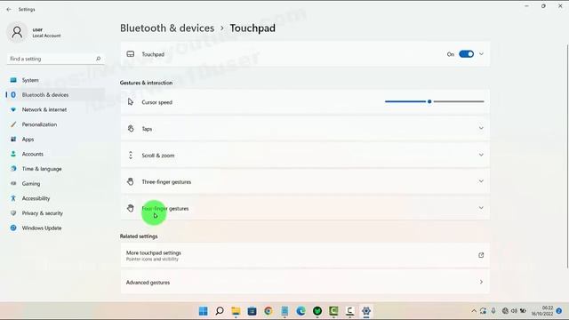 Windows 11 Home : How to set tap Touchpad with Four fingers as Open search смотреть онлайн