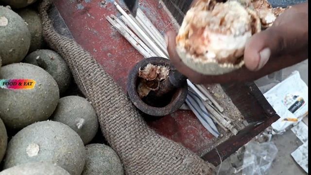 Tasty Masala Bel Wood Apple || Bengali Street Food India || Food & Eat смотреть онлайн
